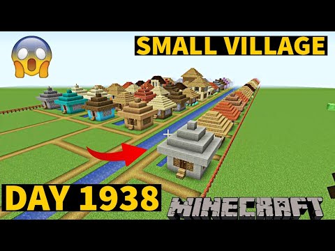 Insane Minecraft Build: Small Village in 1 Day?!