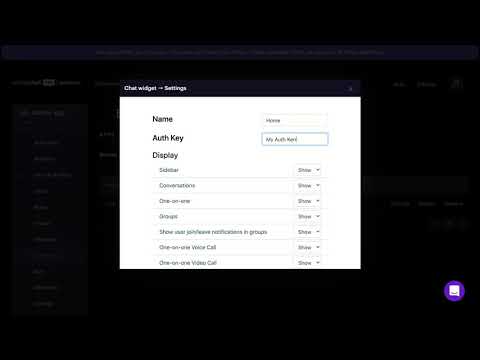CometChat Pro - Chat Widget Extension