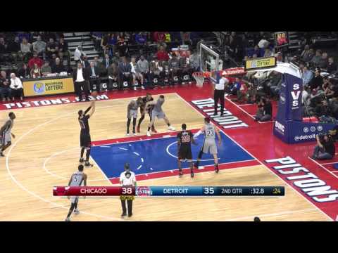 Nikola Mirotic vs Detroit Pistons 2015.10.30 (22Pts)