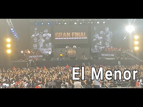 Minuto de Presentación de el Menor fms internacional final reacción de los participantes .