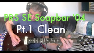 Video thumbnail for Guitar DEMO: Pt.1 PRS Soapbar SE (2004): Clean (P-90s) by Mark Stuart GUITARIST