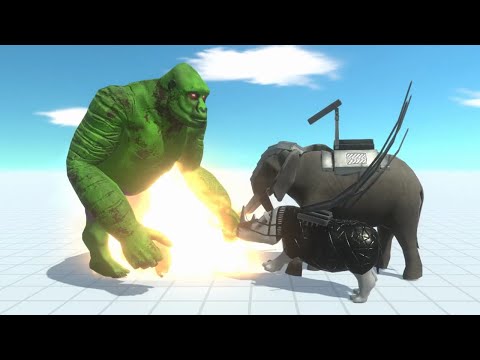 HULK SKIN - Goro the Giant Vs All Units (Weaponised Beast) - Animal Revolt Battle Simulator