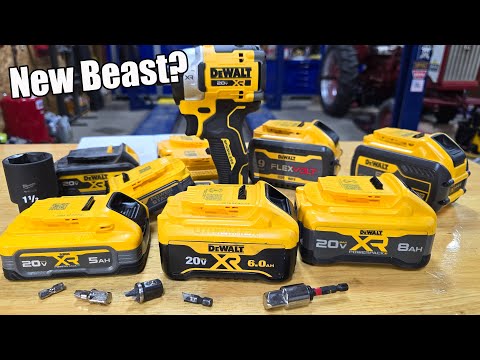 Is The DEWALT XR POWERPACK 8Ah The King? DCF860 Testing #dewalt