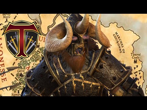 Fat Kholek Battle! Warriors of Chaos vs Bretonnia - Total War Warhammer 3