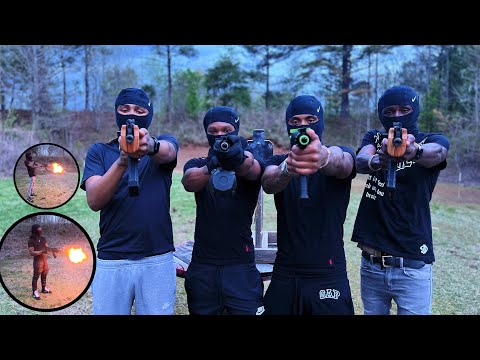 Range Vlog with the gang shooting ( FULLY ARP, DRACO, GLOCKS & SWITCHES ) ((MUST WATCH))