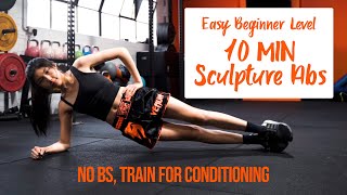 10 MIN AB WORKOUT W Instructions | Easy Beginner Level | Licia Okami