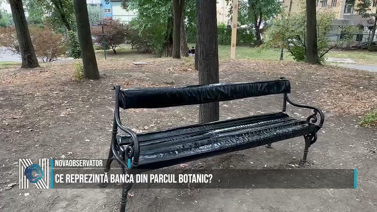 Ce reprezintă banca din Parcul Botanic?