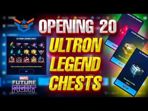 OPENING 20 ULTRON'S LEGEND CHESTS | MARVEL FUTURE FIGHT