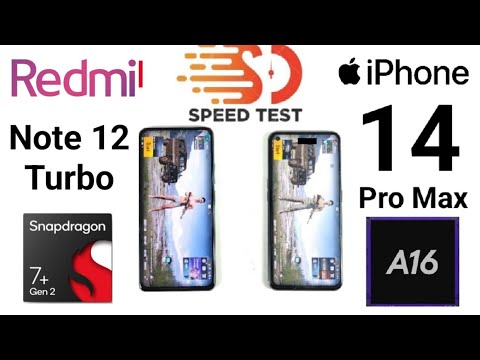 Poco F5(Redmi Note 12 Turbo) vs iPhone 14 Pro Max Speedtest Snapdragon 7+Gen2 vs Bionic A16🔥🔥🔥