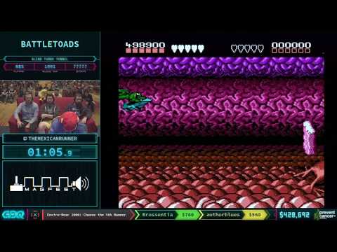 AGDQ 2018 Battletoads : Blind Turbo tunnel - TheMexicanRunner (TMR)