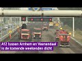 Waarschuwing voor hinder op A12 door werkzaamheden