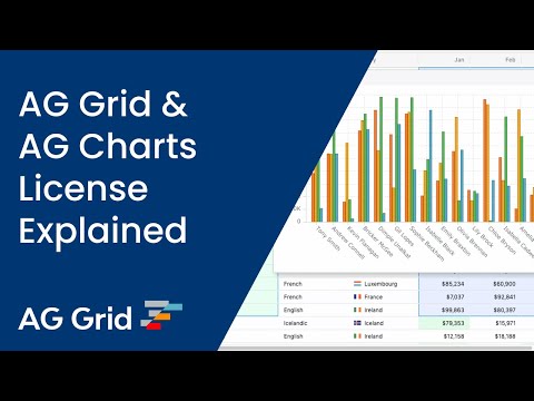 AG Grid license explained video