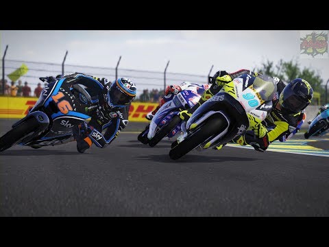 MotoGP 17 | Managerial Career Pt 3: Very Close Racing At Le Mans & Mugello