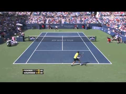 Cincinnati 2012 Halve Finale - Roger Federer vs Stanislas Wawrinka