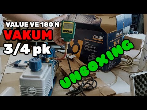 UNBOXING VACCUM VALUE VE 180 N,VACCUM 3/4pk