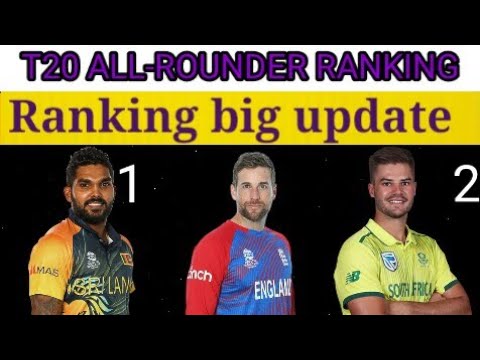 ICC latest update top 10 T20 all-rounder ranking #short#mk1311#subscribe