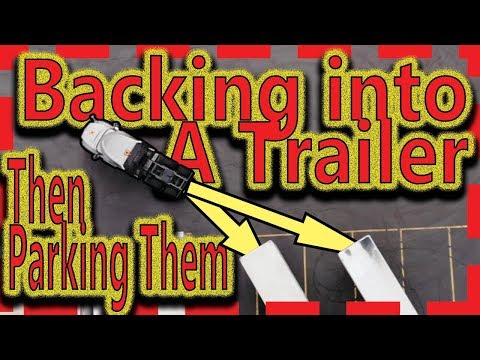 My Trucking Skills Tip#21-Backing Up  And Connecting To the Trailer