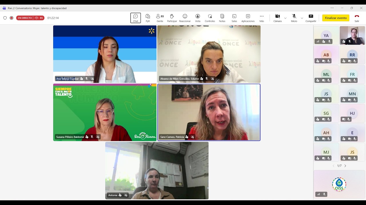 Seminario Virtual sobre "Mujer, talento y discapacidad"