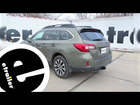 etrailer | Installation: Curt Trailer Hitch Receiver on a 2015 Subaru Outback Wagon