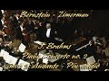Brahms: Piano Concerto No. 2 - III. Adagio (Bernstein/Zimerman)