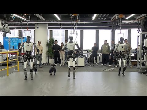 Video Thumbnail: China unveils first humanoid robot training base in Shanghai