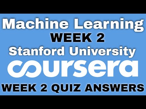 Machine Learning week 1 coursera quiz answers Machine Learning week 1 coursera answers