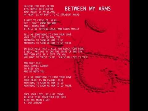 Between my arms