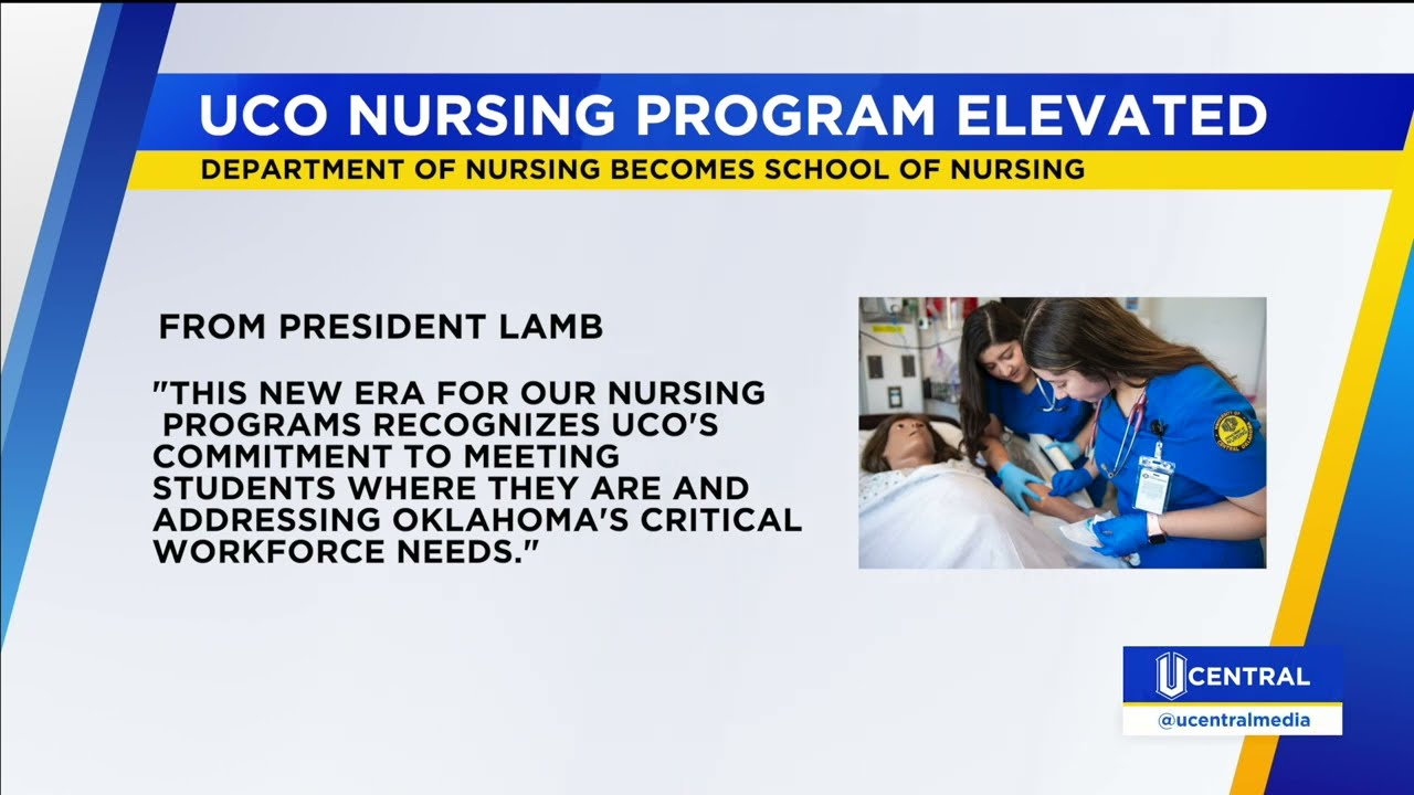 UCO Nursing Program Elevated to School Status