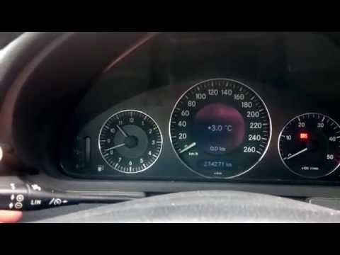 CLK 270 CDI W209 ESP OFF, Before restyling, 2003 year