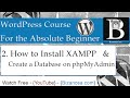 2 How To Install Xampp And Create Database Phpmyadmin Bizanosa Com
