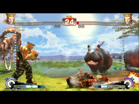 ACE・EIRIN [Guile] vs EFFFY [Guile] SSF4 Japanese Online Ranked Matches - TRUE-HD