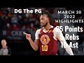 Darius Garland Drops 25 PTS 10 AST Against Dallas Mavericks March 30 2022 Highlights