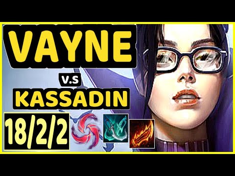 COMP (VAYNE) vs KASSADIN - PENTAKILL 18/2/2 KDA MID GAMEPLAY - EUW Ranked MASTER
