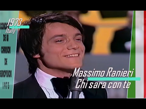 eurovision 1973 Italy 🇮🇹 Massimo Ranieri - Chi sarà con te ᴴᴰ
