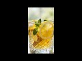 Refreshing Lemon Ginger Detox Water 🫚 Satisfying ASMR Shorts