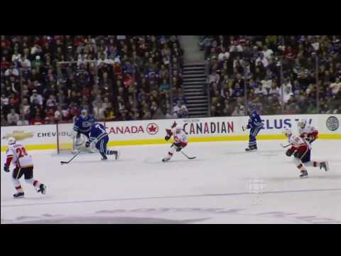 Daniel Sedin vs Flames Jan. 09/10