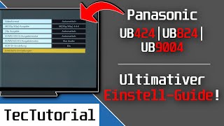 EINSTELLUNGEN für Panasonic DP-UB424, DP-UB824 & DP-UB9004 Schritt-für-Schritt erklärt! | Tutorial