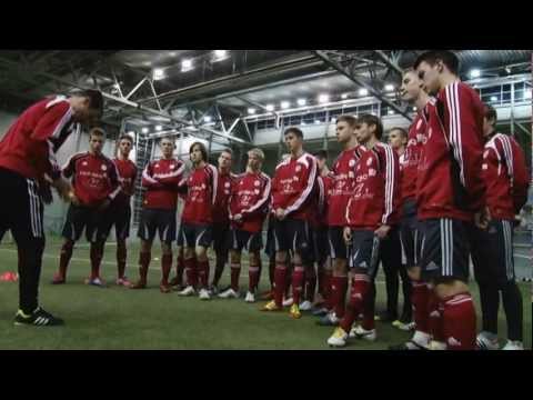 2012.12.26. Latvijas U19 futbola izlases treniņš OSC hallē Rīgā