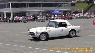 preview picture of video '【 Classic Car Gymkhana 】 A-09 Honda S800 【 51th SHCC Meeting at Oiso Long Beach 】'
