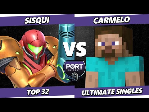 Port Priority 9 - Carmelo (Steve) Vs. Sisqui (Samus) Smash Ultimate - SSBU