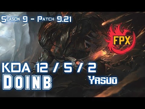 FPX Doinb YASUO vs VEL'KOZ Mid - Patch 9.21 EUW Ranked
