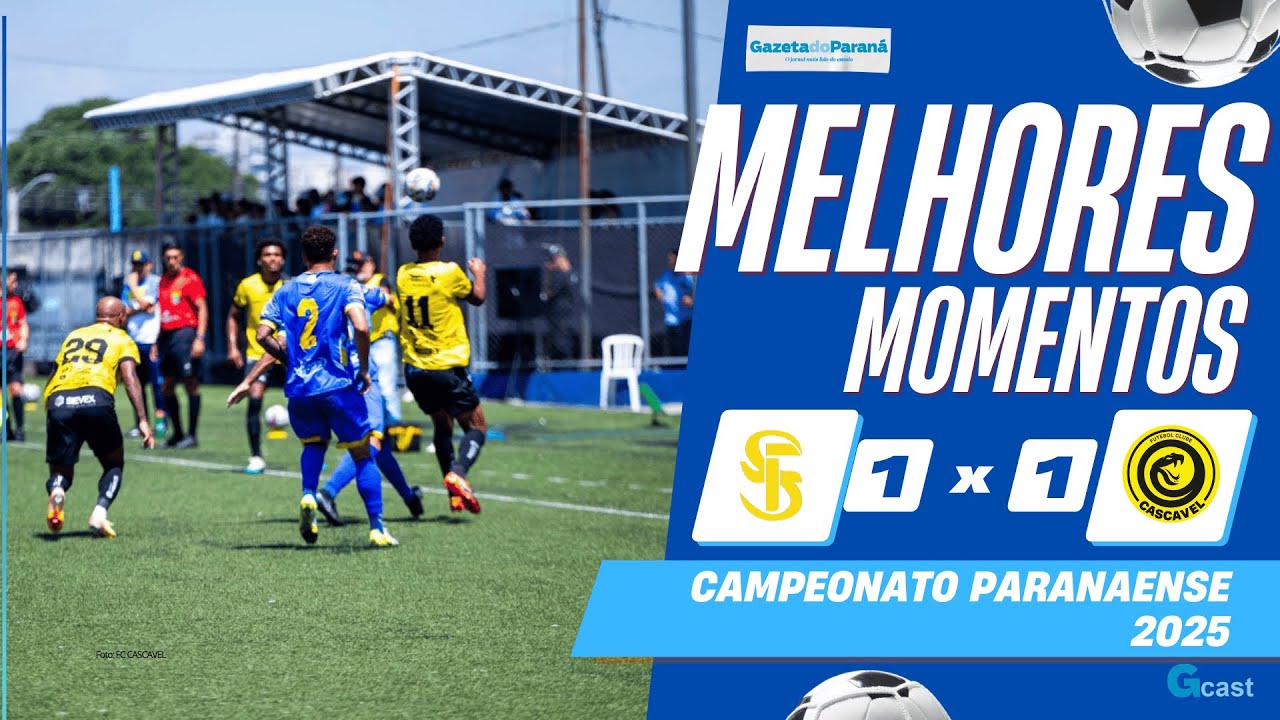 COM SENSAÇÃO TÉRMICA DE 60º, CASCAVEL EMPATA COM SÃO JOSEENSE FORA DE CASA