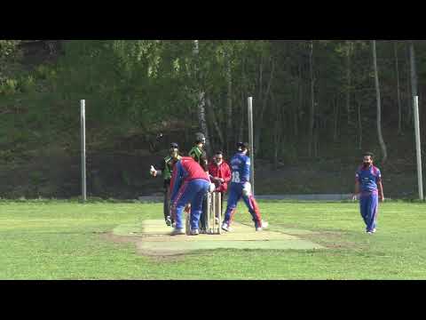 Shahbaz Butt 3 Wickets Vs Sinsen CC ( Eliteserie 2019 ) Norway