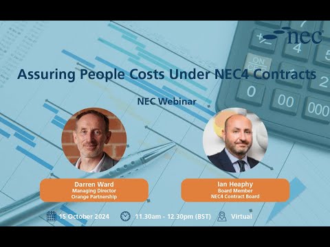Webinar: Assuring People Costs Under NEC4 Contracts