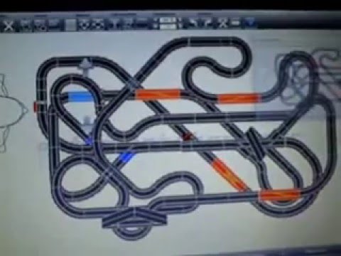 3 in 1 track D143 made with autorennbahnplaner version 2013