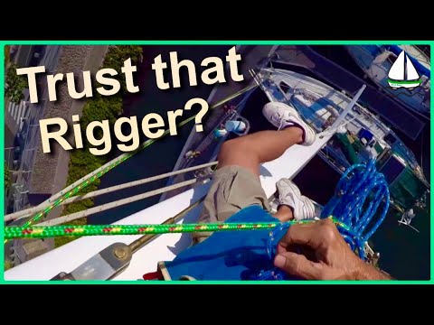 Fixing Sailboats -Can You Trust the Rigger? New headstay Inside Profurl, Sailboat How To Videos #21