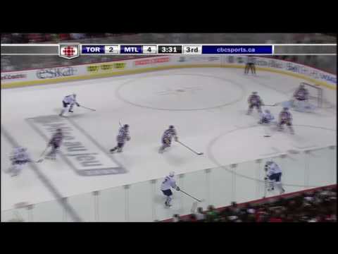 Alexei Ponikarovsky's 2nd Goal from October 31st 2009 vs Canadiens (HD)