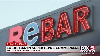 Las Vegas bar in the Arts District featured in Super Bowl commercial; surprised by NFL star