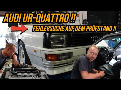 Turbo-Gockel - AUDI UR - QUATTRO - TROUBLESHOOTING ON THE TEST BENCH!