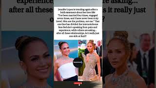 💔 JLo Says She's "Never Truly Been Loved" After 4 Marriages Internet Divided #fyp #fypage #ytshorts